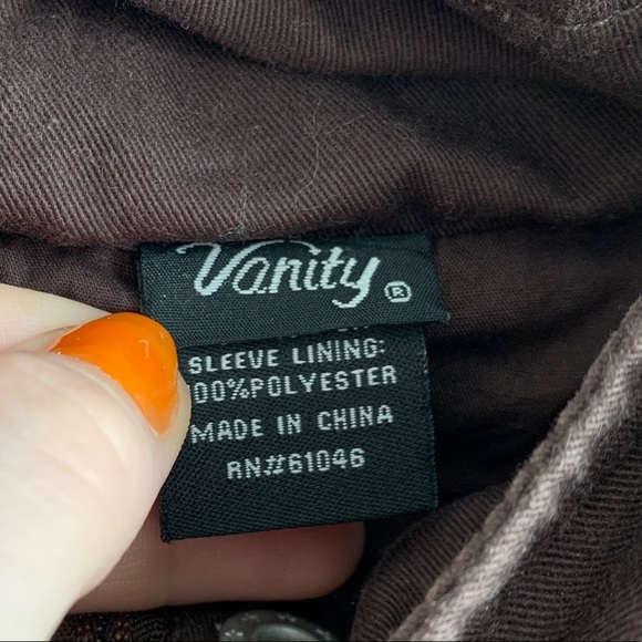 Vanity Brown Utility Jacket - Picture 3 of 4